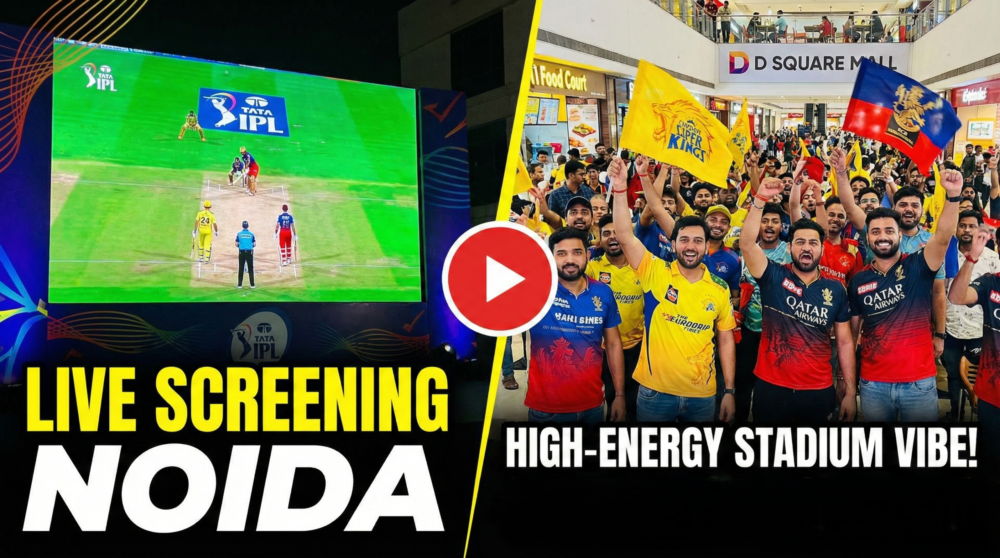 Live screening of Tata IPL in Noida