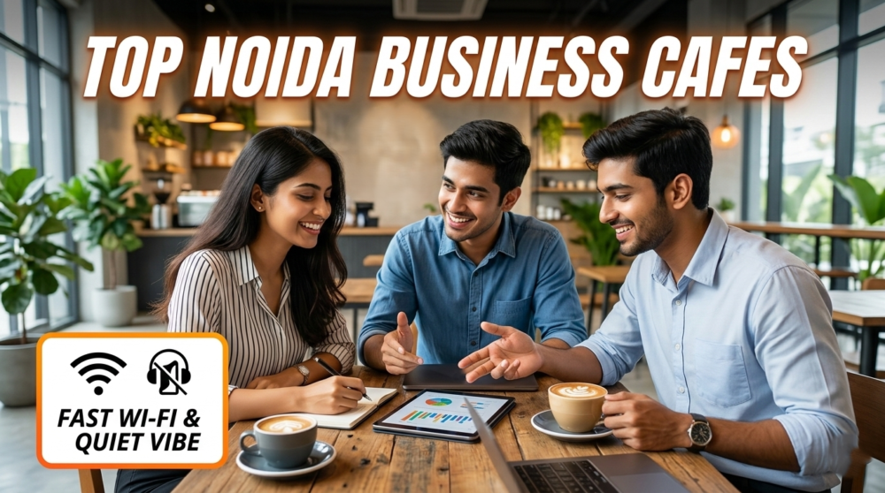 Cafes for business meetings in Noida