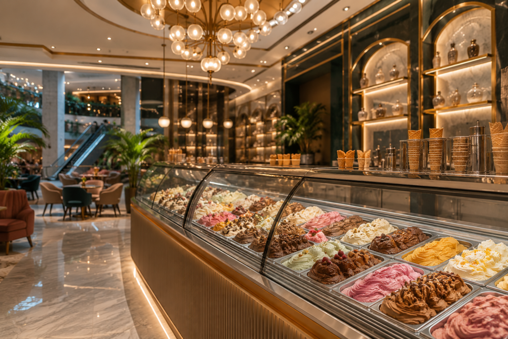 Extraordinary Dairy Fun D Square frozen confectioneries.