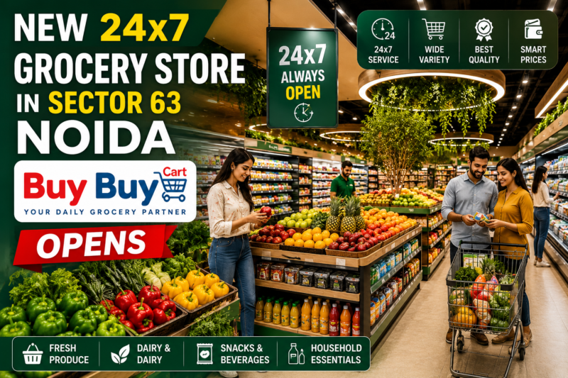 New 24x7 grocery store in Sector 63 Noida