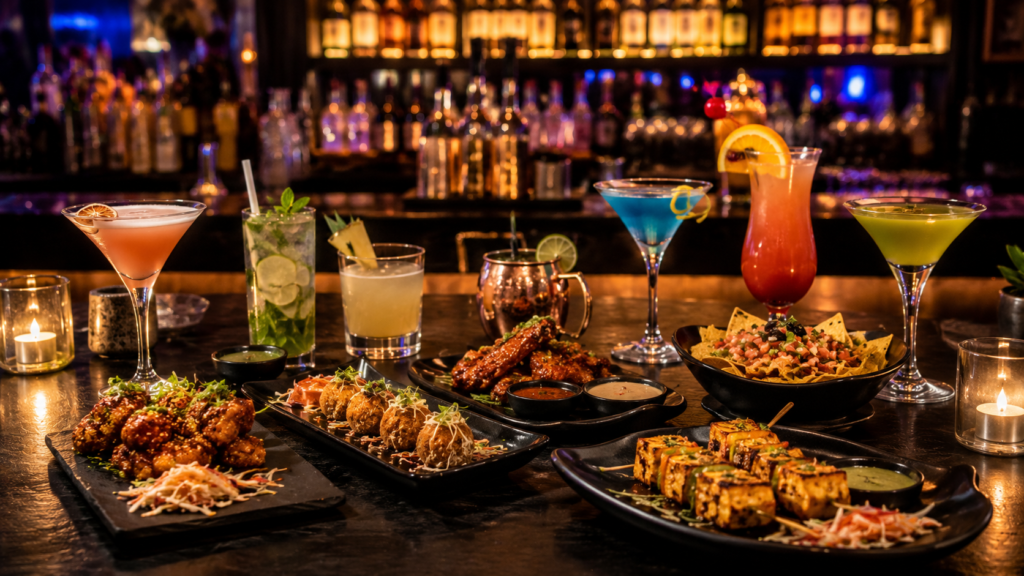 Delicious food and drinks served at the best pub in Sector 63 Noida.